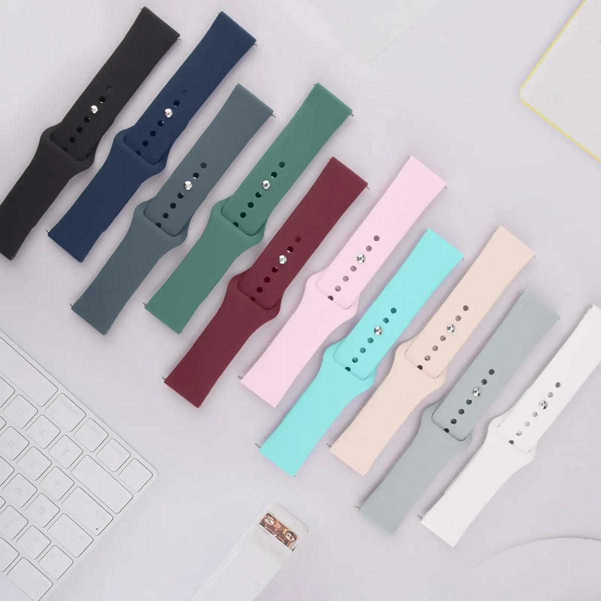 Quick-Release Silicone Watch Band – Universal Fit