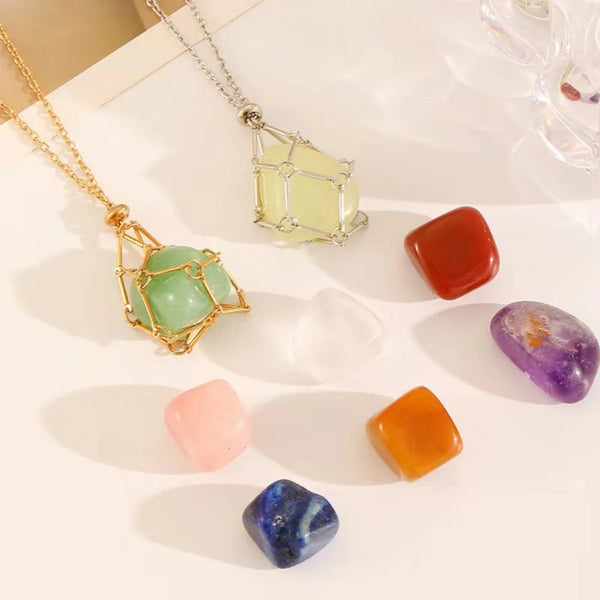 Collar Choker con Colgante de Cristal