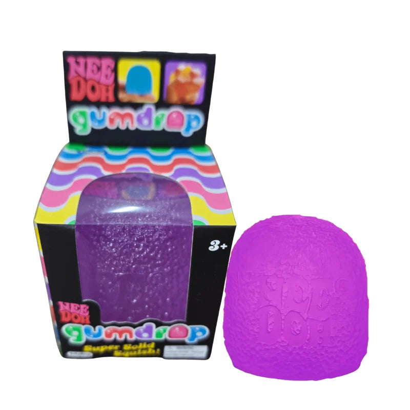Gumdrop Soft Sensory Fidget Squeeze Ball – Stress Relief Toy