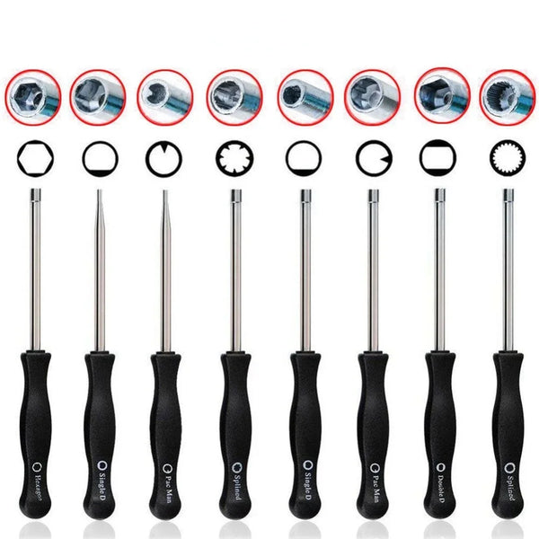 8-Piece Carburetor Adjustment Tool Set for Small Engines