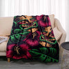 Manta de Lana Fleece con Estampado Tiki Bar Aloha