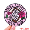 Encouraging Embroidered Iron-On Patches for Jackets, Jeans & Bags