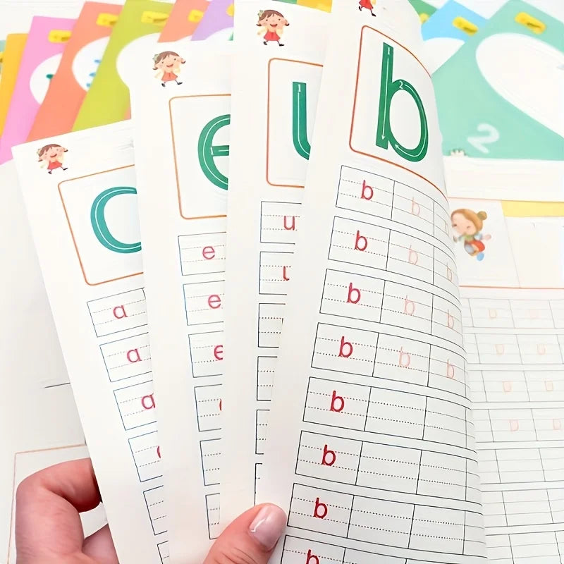 Alphabet- & Zahlen-Schreibheft für den Kindergarten