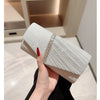 Glitter Envelope Clutch with Chain Strap