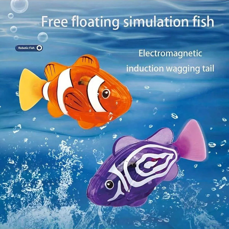 Light-Sensing Robotic Clownfish for Aquariums