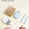 Silicone Toilet Brush with Wall-Mount Holder