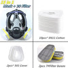 Full Face Chemical Respirator Mask with Anti-Fog Visor
