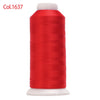 80-Color Polyester Embroidery Thread Set with Large 4000m Spools