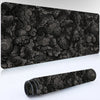 Large Cloud Pattern Desk Mat with Stitched Edges