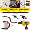 Flexible Right Angle Drill Bit Extension Set with Universal Socket Adapter