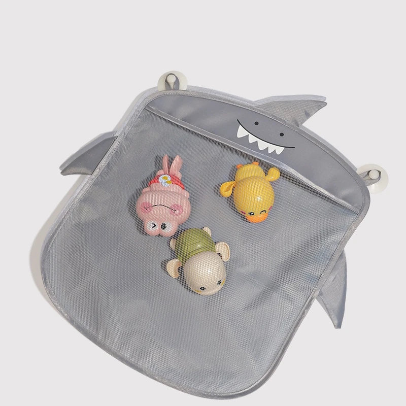 Suction Cup Mesh Toy Storage Bag for Bathtub