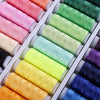 39-Color Polyester Sewing Thread Set for Embroidery & Crafting