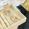 5-Layer Desktop Jewelry Organizer with Drawers and Display Top