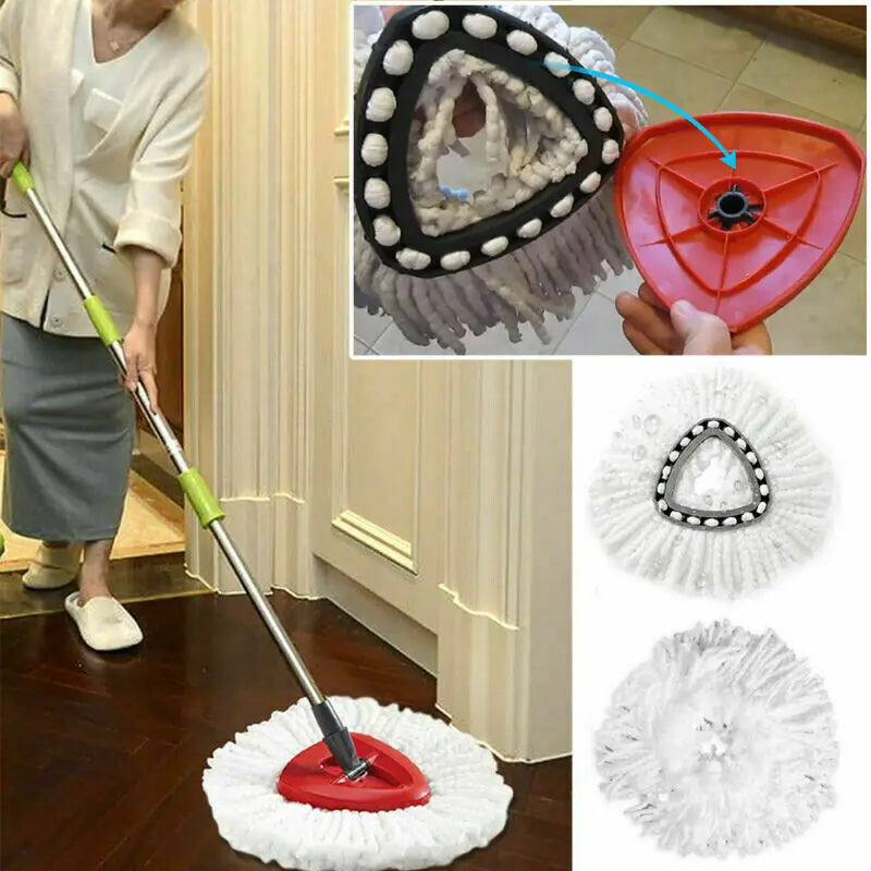 Replacement Microfiber Mop Head for Spin Mops