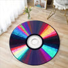 Retro Vinyl Record Round Rug – Soft Non-Slip Music Lover's Mat