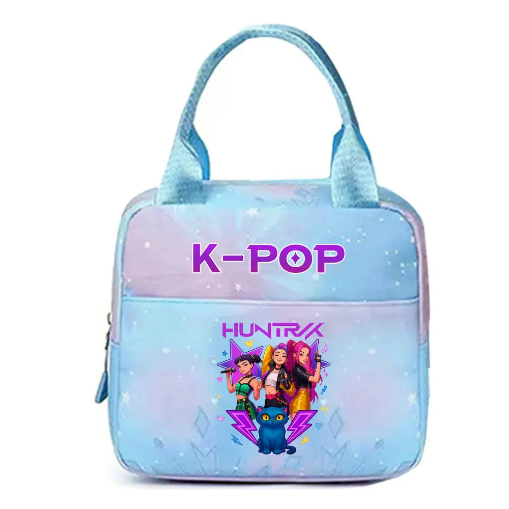 KPop Demon Hunters Insulated Lunch Bag with Shoulder Strap