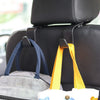 Car Seat Back Hooks with Headrest Hanger for Organizing Bags and Groceries