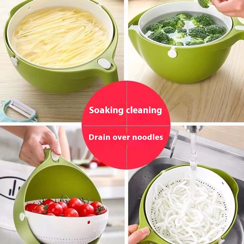 Double-Layer Kitchen Sink Strainer