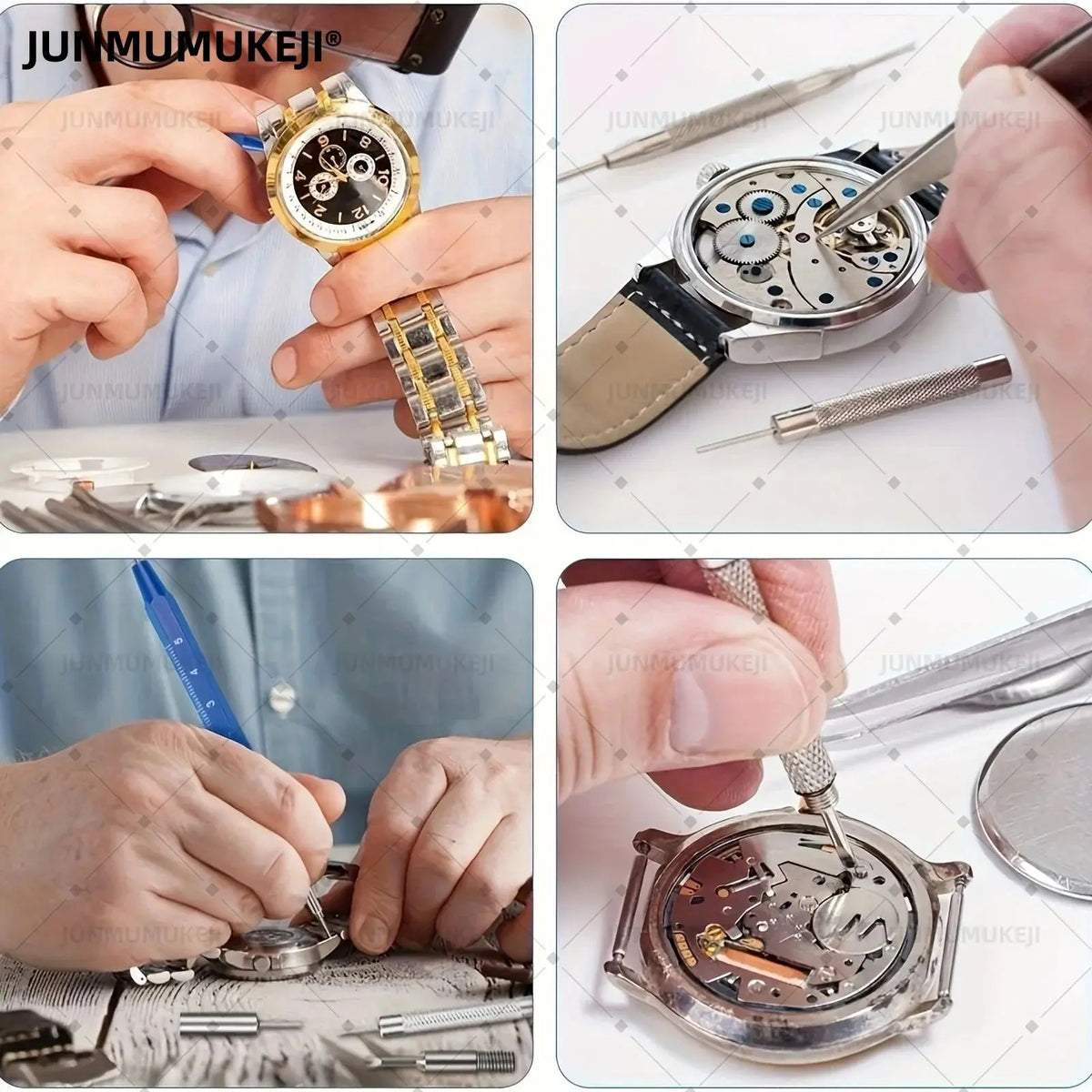 Complete Watch Repair Tool Kit with 147 Pieces