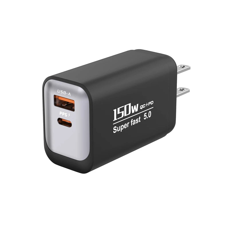 Dual Port USB-A & Type-C Fast Wall Charger