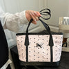 Sac Tote à Pois avec Nœud