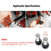 Universal 22mm Motorcycle Bar End Mirrors - 360° Adjustable Pair