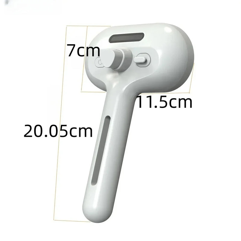Brosse de toilettage rechargeable avec brumisation pour chiens et chats