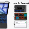 Slim Bluetooth Keyboard Case for iPad Air