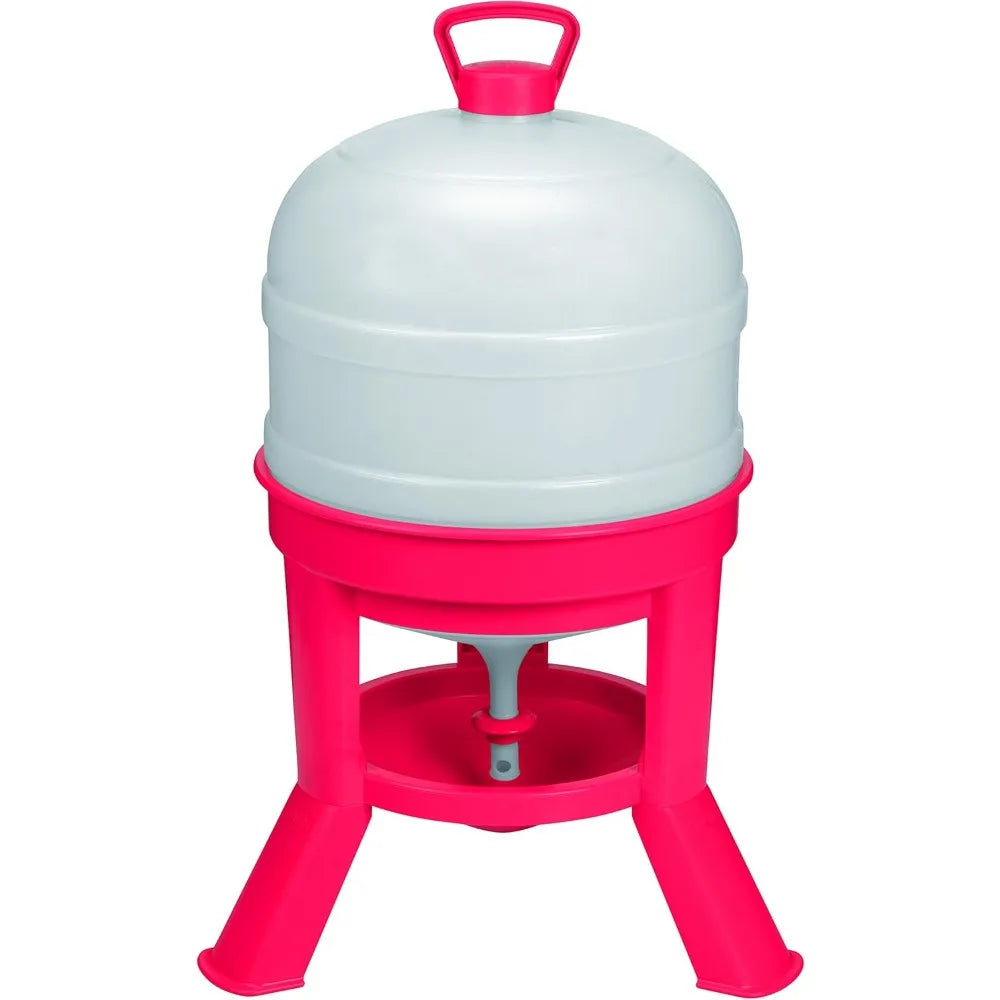 10 Gallon Plastic Dome Poultry Waterer for Chickens, Ducks & Birds