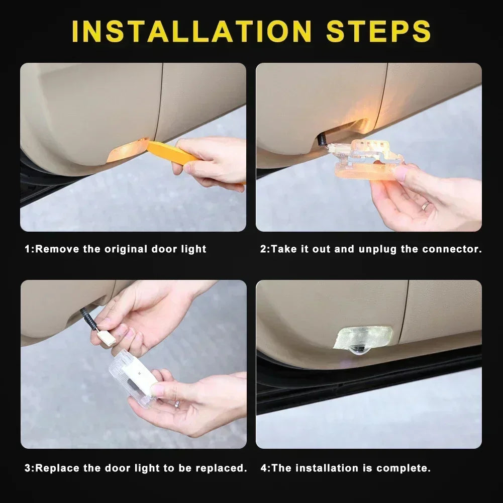 Infiniti LED Door Projector Lights with Logo