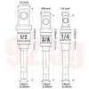 105° Right Angle Drill Attachment with Hex Shank Socket Adapter Set
