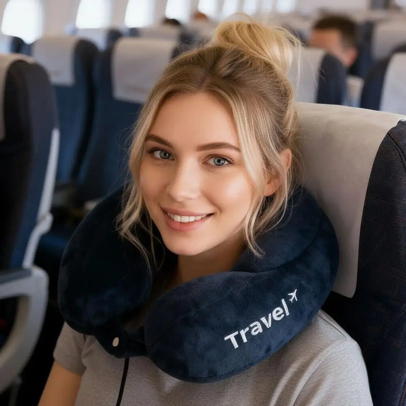 Ergonomisches U-förmiges Reise-Kopfkissen