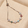 Delicate Clover Bracelet with Cubic Zirconia