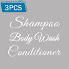 500ml Refillable Pump Bottles for Shampoo, Lotion & Body Wash