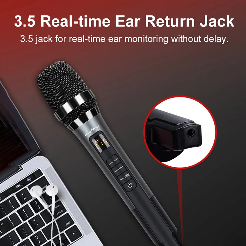 Wireless Handheld Microphone with Built-in Sound Card