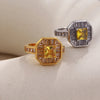 Art Deco Statement Ring with Cubic Zirconia