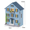 DIY Miniature Wooden Dollhouse Kit with Lighting