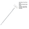 Rotatable Long-Handle Floor Scrub Brush with Squeegee