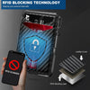 Slim RFID-Blocking Metal Wallet with Money Clip