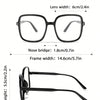 Lunettes Carrées Oversize