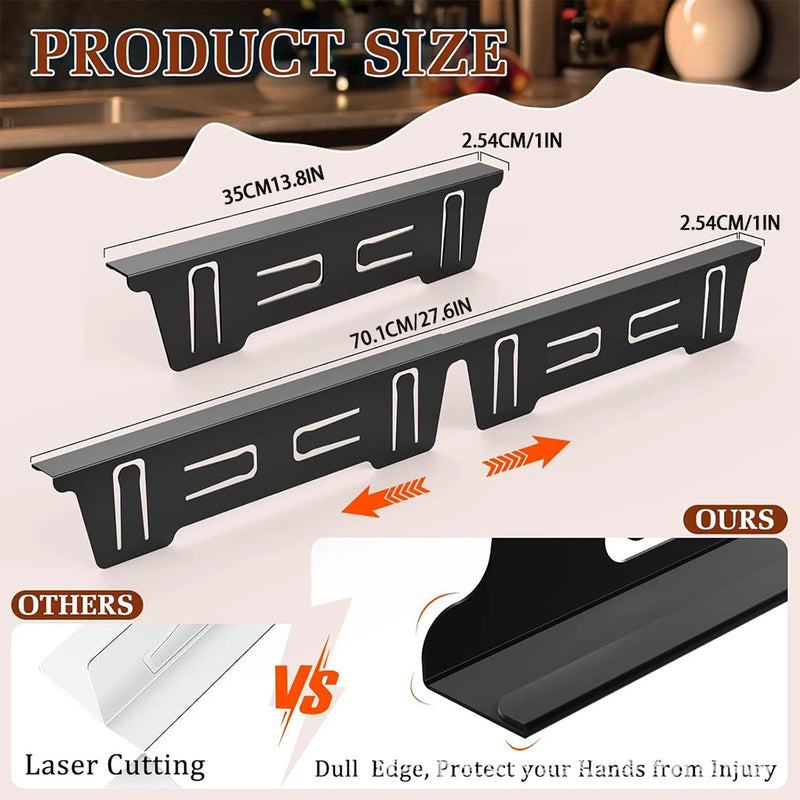 Adjustable Stainless Steel Stove Gap Cover