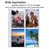 A5 PU Leather Photo & Card Organizer Binder with 4-Pocket Sleeves