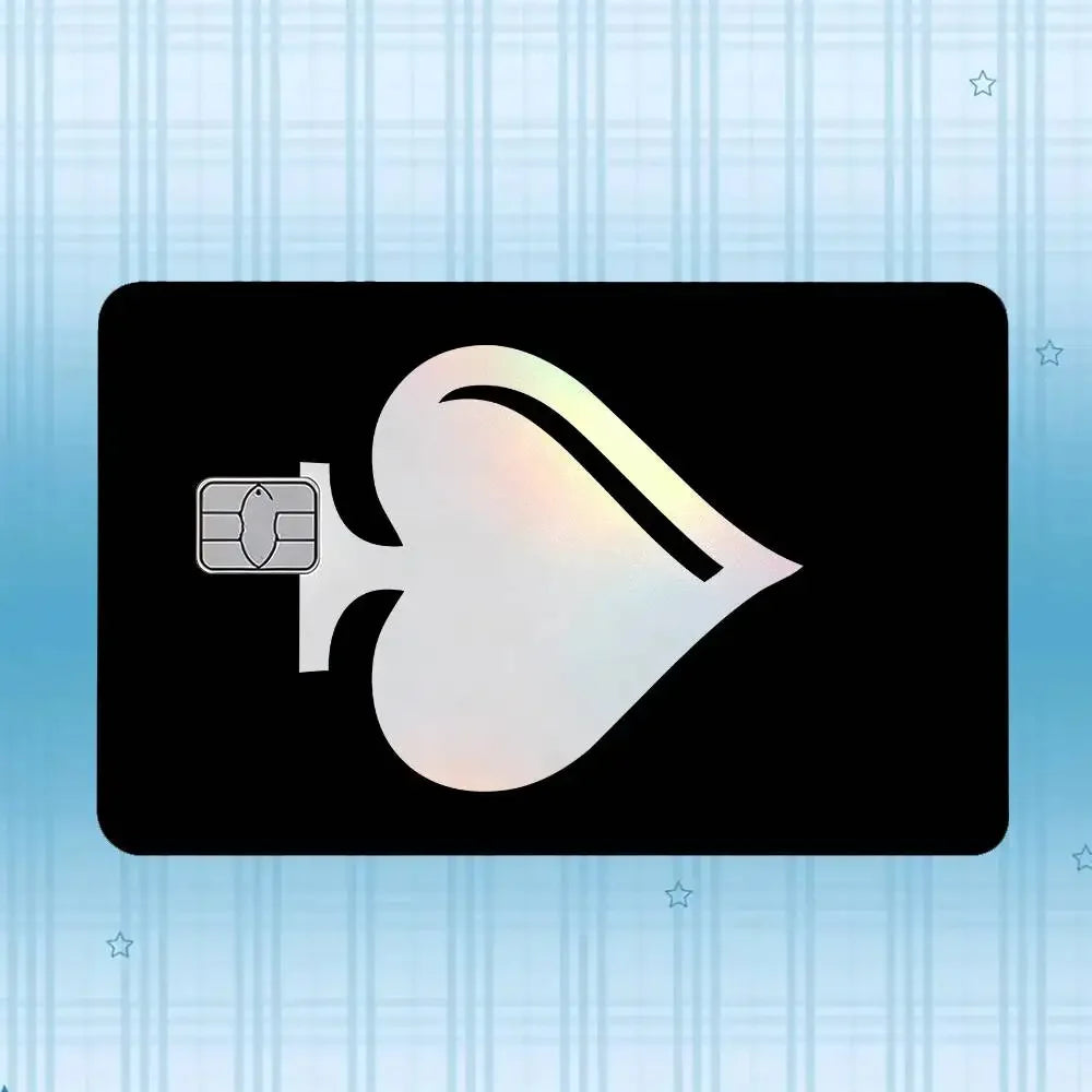 Holographic Card Skin Stickers (4-Pack) – Waterproof, Scratch-Resistant