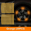 Reflective Wheel Hub Stickers – 20-Piece Set for Enhanced Visibility