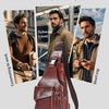 Men's Genuine Leather Sling Backpack with USB Charging Port