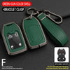 Green and gun color shell bracelet clasp key fob cover for car keys