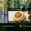Multi-Layer Hanging Herb Drying Rack with Zippered Mesh Nets