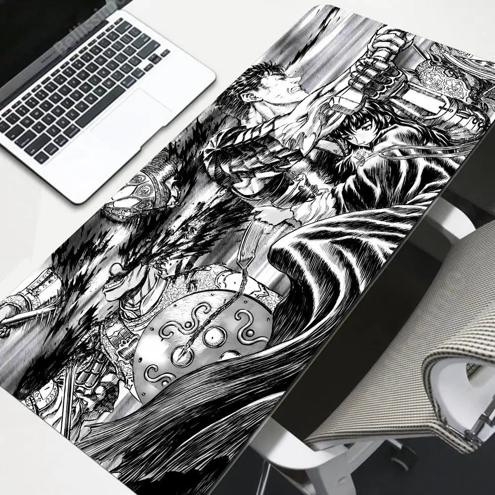 Berserk Anime XXL Gaming Mouse Pad with Non-Slip Rubber Base