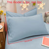 Matte Solid Color Pillowcase with Envelope Closure