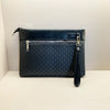 Men's PU Leather Clutch Bag with Cardholder and Zipper Pockets